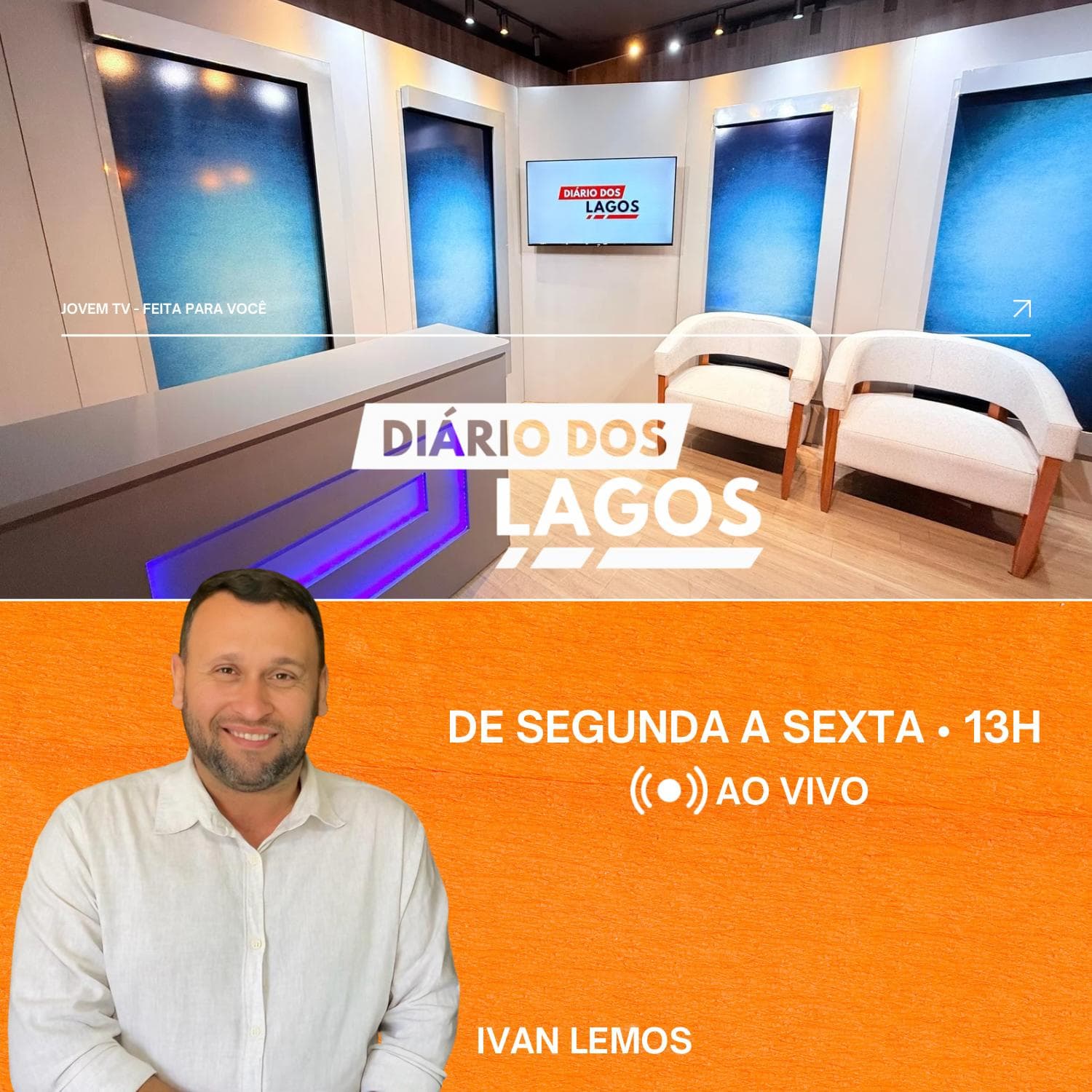Diário dos Lagos estreia dia 20 na Jovem Tv.