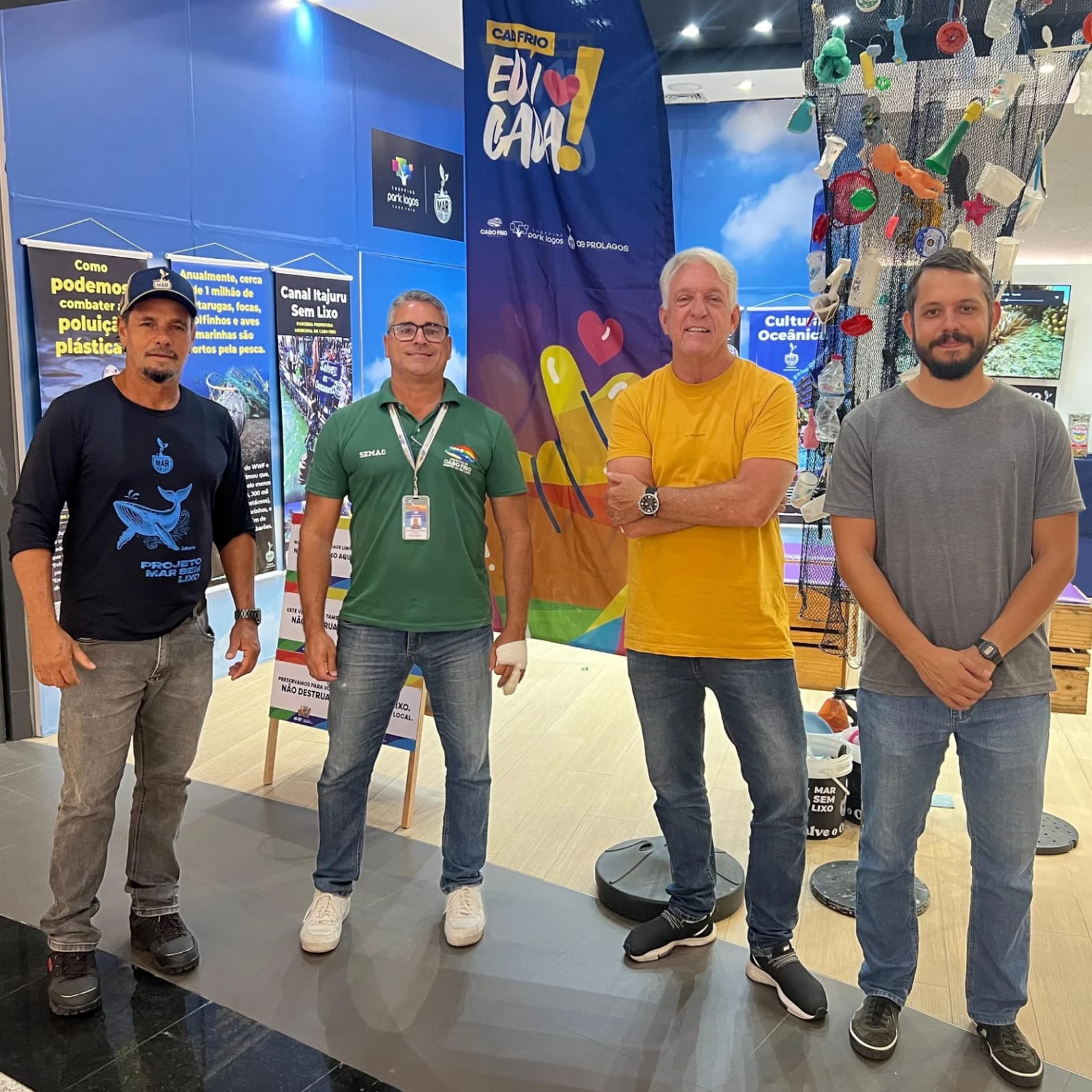 Secretaria de Meio Ambiente participa da exposição ‘Nosso Mar’ em Cabo Frio